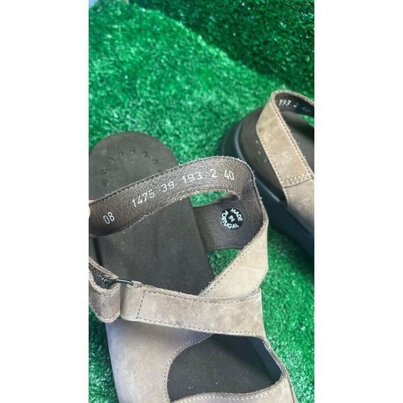 Mephisto Brown Leather Comfort Strappy Sandals Size EU 40 US 10 M Women’s - Picture 7 of 10